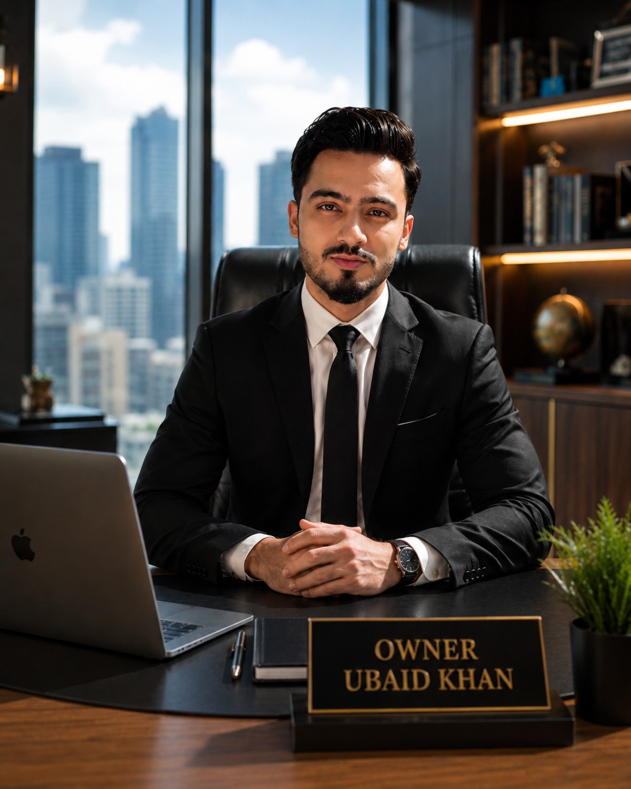 Ubaid Khan owner and marketing lead